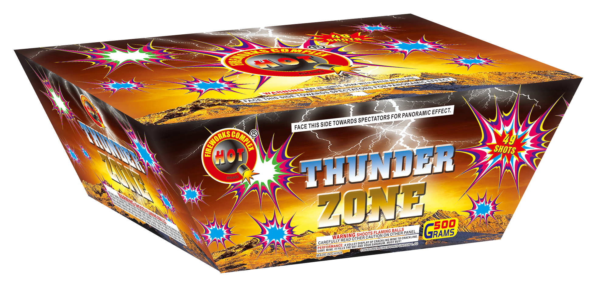 500 Gram Cakes L Thunder Zone Fireworks City