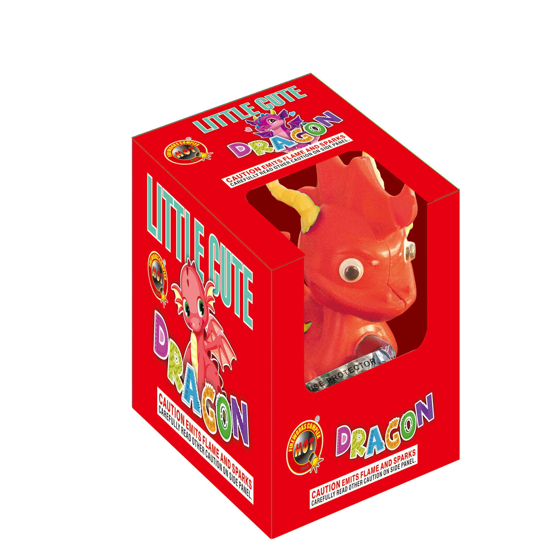 Little Cute Dragon Fireworks City